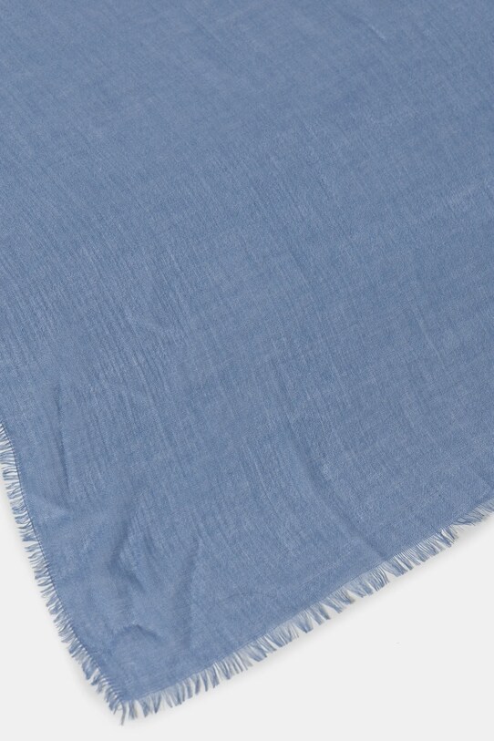 Шаль с примесью шерсти Weekend Max Mara 2515541014600 голубой SS25
