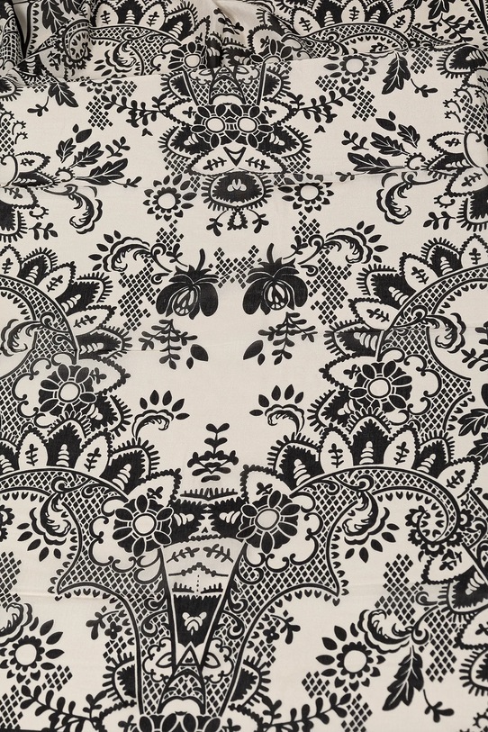 Šatka s prímesou hodvábu Weekend Max Mara 2515541065600 čierna SS25