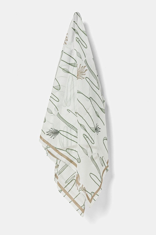 MM eșarfă de bumbac bumbac alb 2516541018600