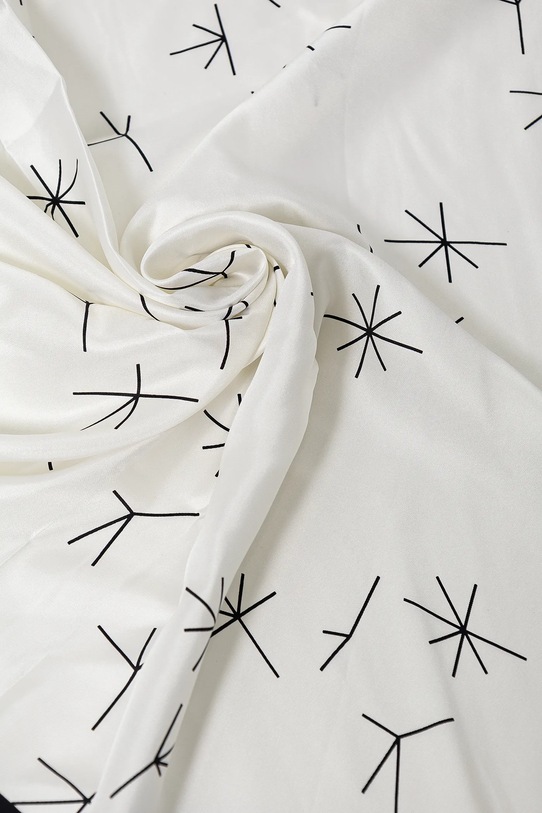 Doplnky Hodvábna šatka MM 2516541027600 biela