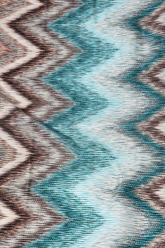 Missoni apaszka jedwabna FO41TWDA045 szary SS25