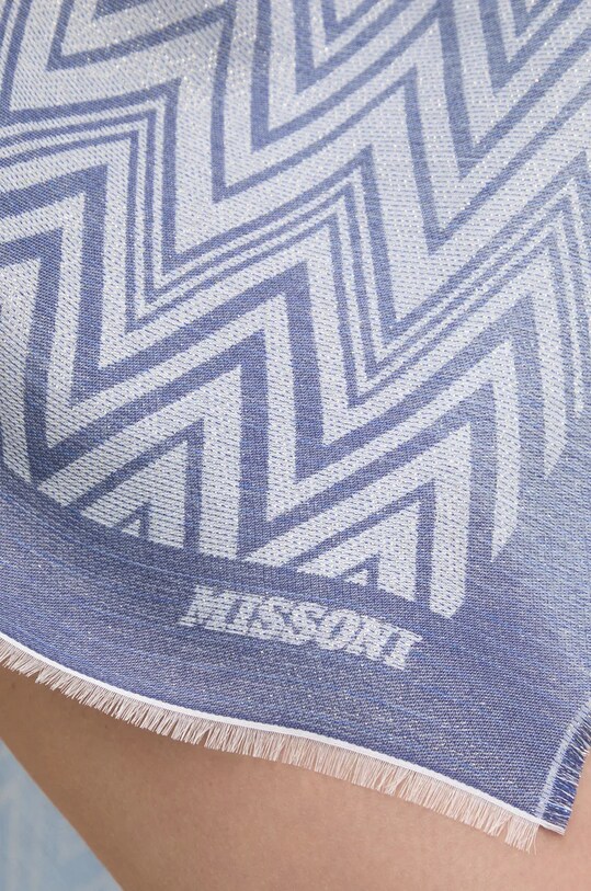 Missoni narzutka plażowa MA9EVMDA164 niebieski