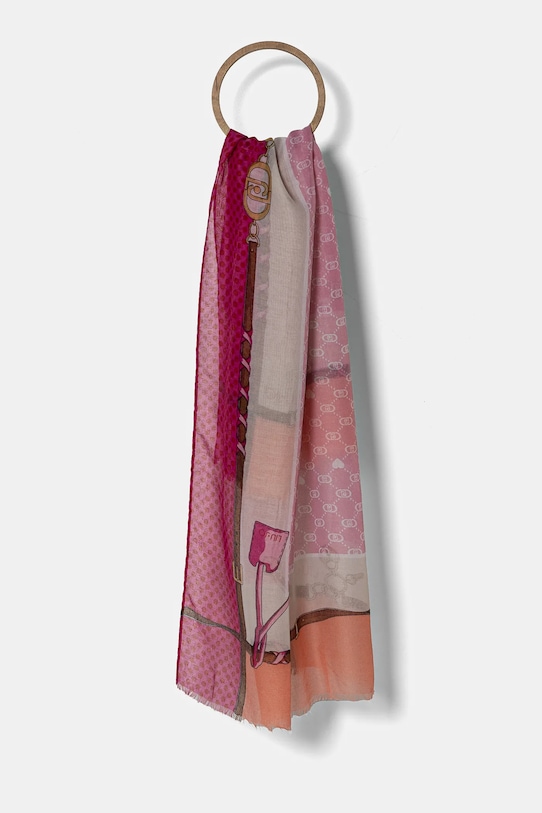 Šála Liu Jo látka růžová 2A5025.T0300