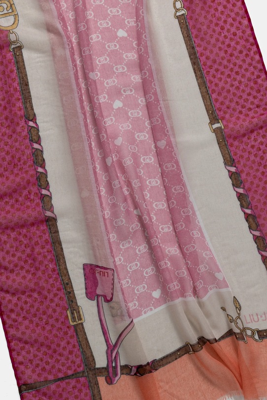 Šála Liu Jo 2A5025.T0300 růžová SS25