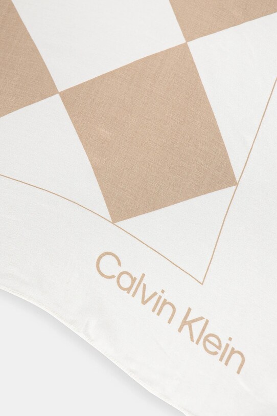 Хустка Calvin Klein K60K613232 бежевий SS25