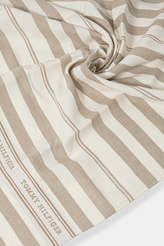 Tommy Hilfiger sciarpa in misto lino AW0AW17147 beige SS25