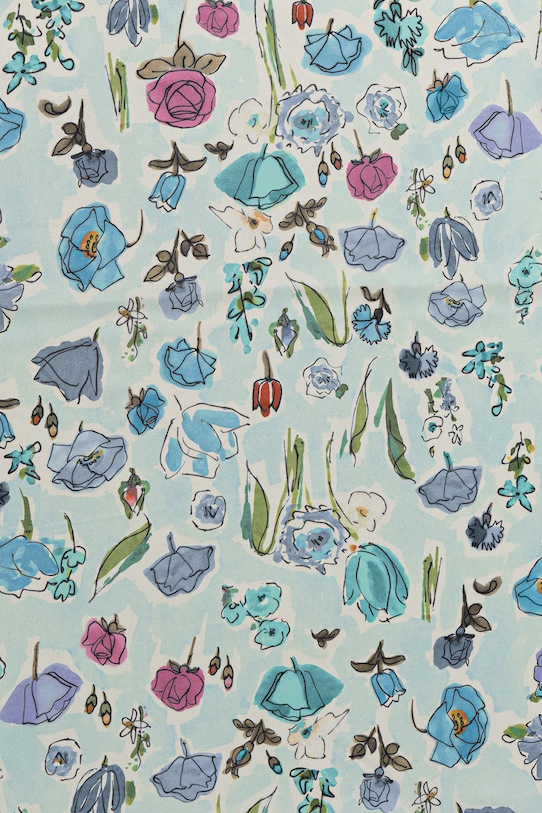 Шовкова хустка на шию Furla WT00021.BX3853.TA600 бірюзовий AA00