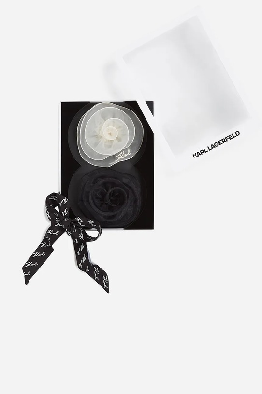 Аксесуари Шарф з домішкою шовку Karl Lagerfeld A2W33008 чорний