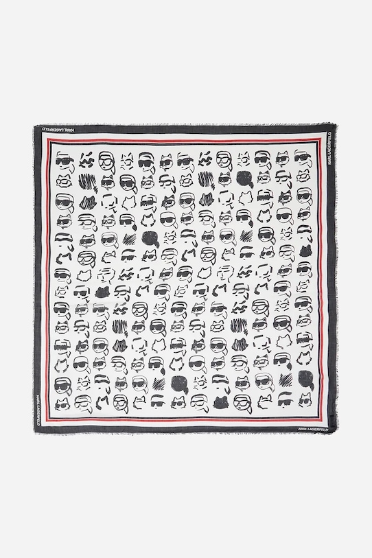 Karl Lagerfeld eșarfă tricotaj multicolor A2W33066