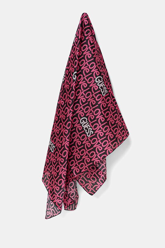 Šátek Guess látka černá AW5299.SIL03