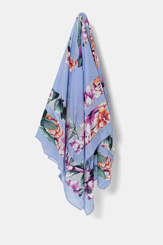 Šátek Guess látka modrá AW5315.SIL03