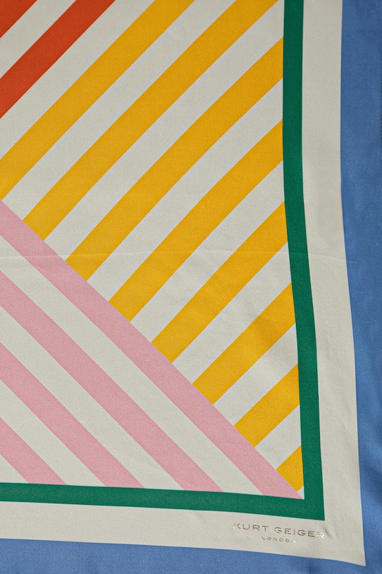 Hodvábna šatka Kurt Geiger London 2098593469 viacfarebná SS25