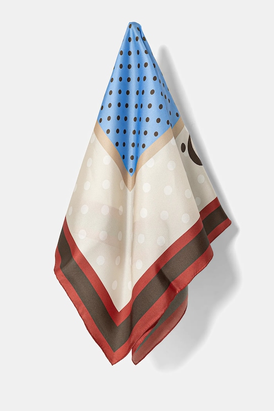 Hedvábný šátek MAX&Co. látka béžová 2516541047200