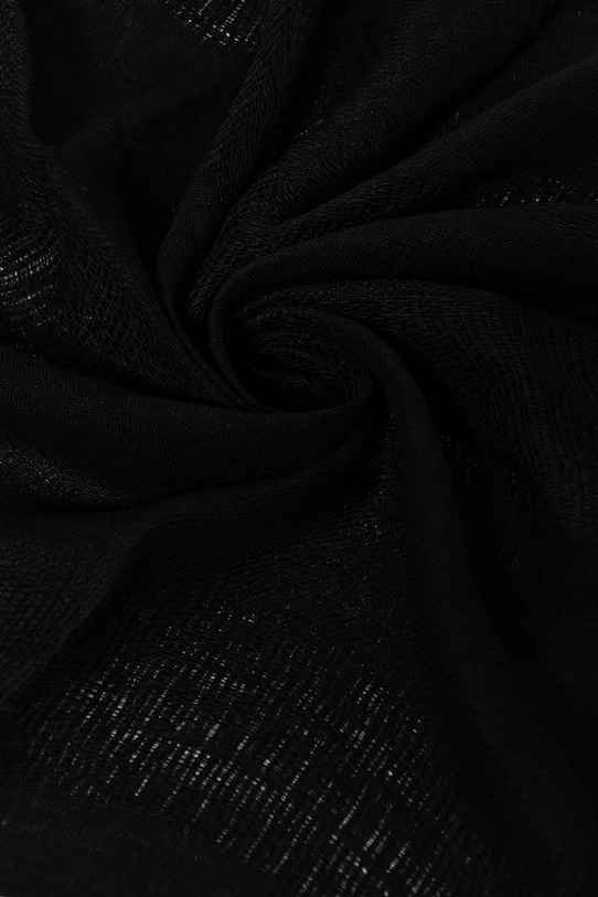 United Colors of Benetton șal de in 64GSDU01S negru SS25