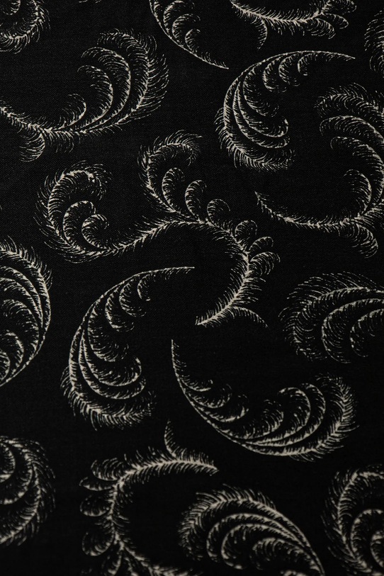 The Kooples eșarfă de lână AMFO30001K negru SS25