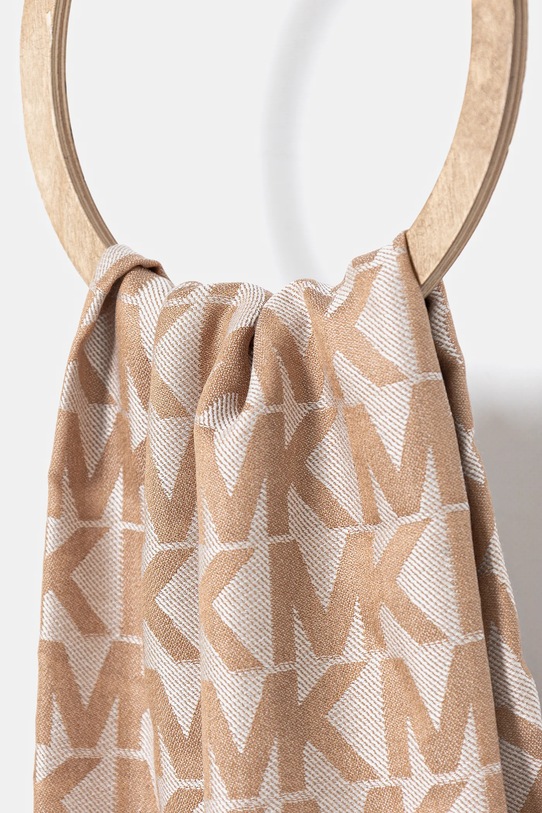 Šál s prímesou vlny MICHAEL Michael Kors 540072. béžová SS25