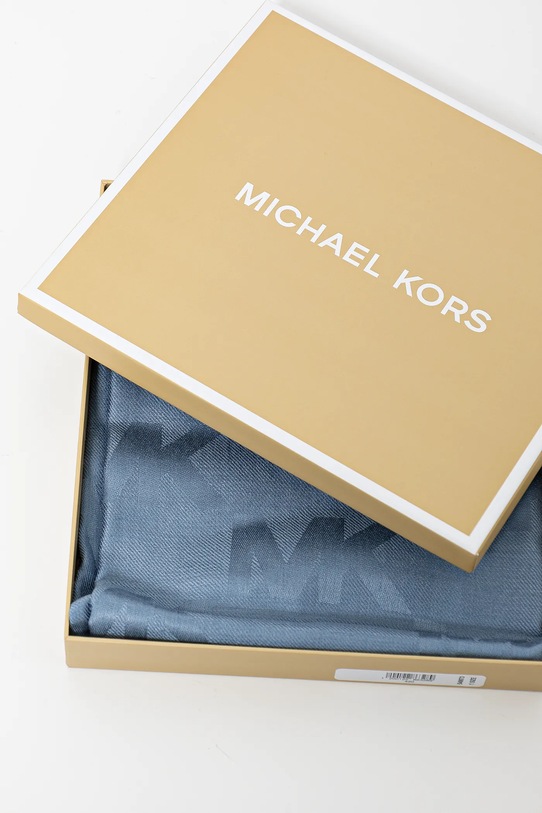 Accesorii MICHAEL Michael Kors esarfa din amestec de lana 540073 albastru