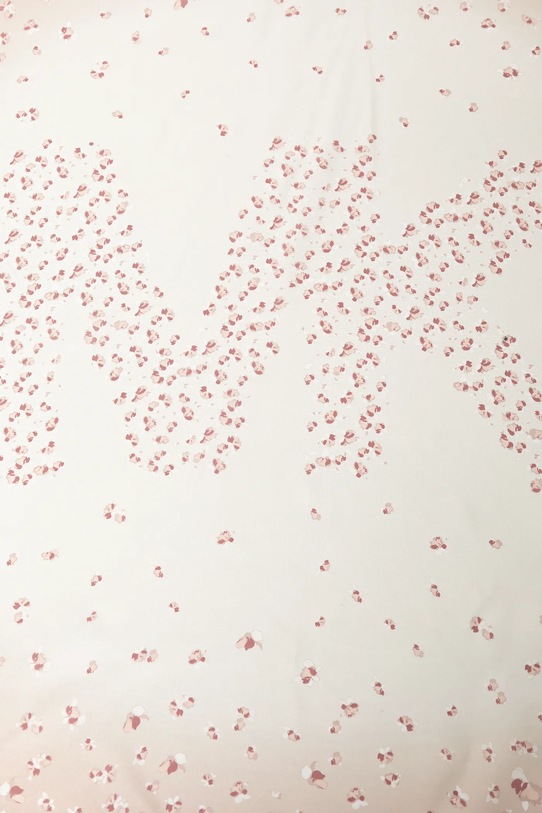 MICHAEL Michael Kors eșarfă de mătase 540207. roz SS25