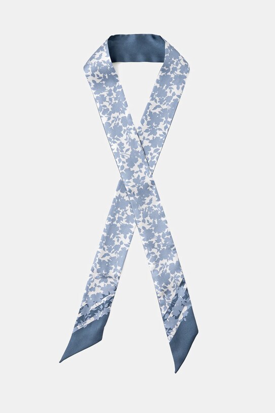 Svilena rutica MICHAEL Michael Kors Tkanina modra 540224