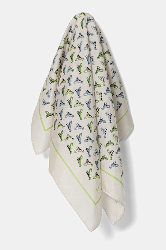 Coach foulard in seta tessuto beige 29CAS86