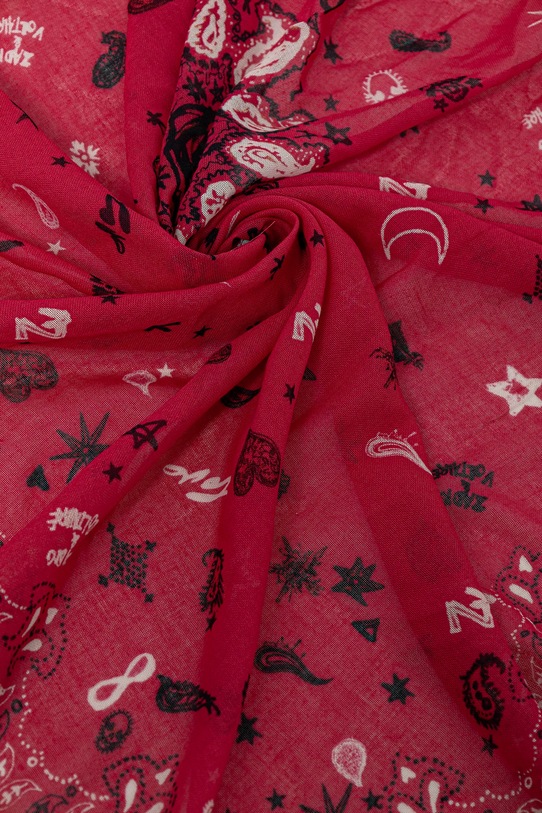 Doplnky Bavlnený šál ZADIG&VOLTAIRE OWSC01499.652 červená