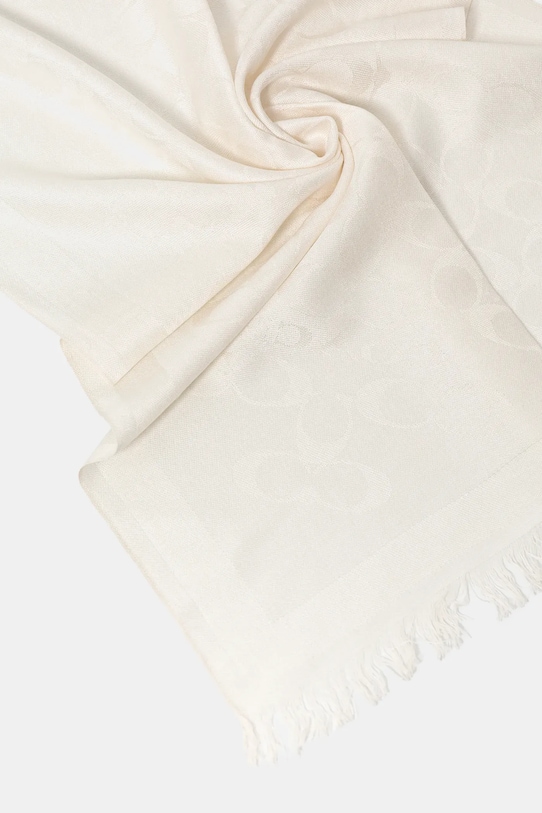 Šátek z vlněné směsi Coach CO100562 béžová SS25