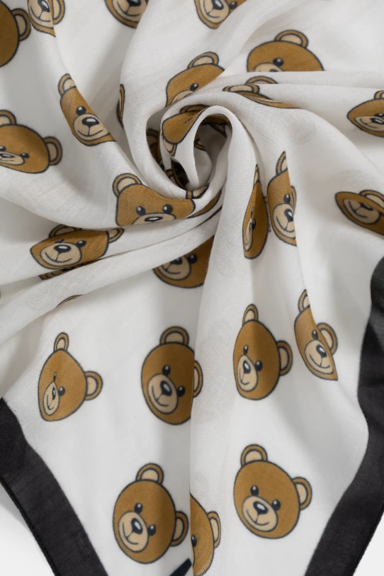 Moschino fular M5217.0E5169 alb SS25