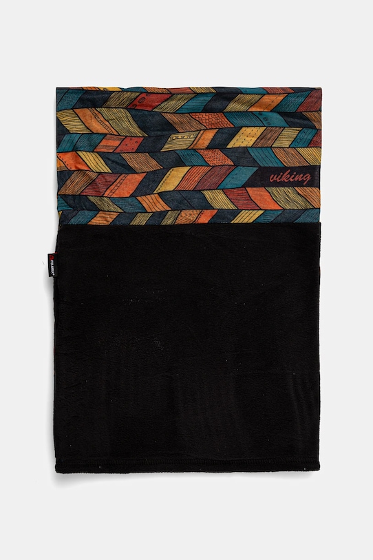 Viking csősál mintás fekete 420.22.4012