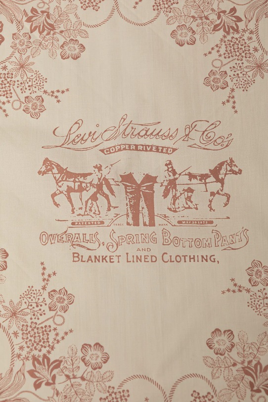 Levi's apaszka bawełniana 002GB.0000 beżowy SS25