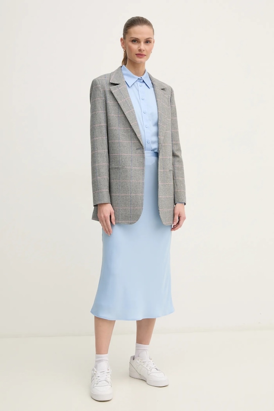 Sukňa Calvin Klein K20K207884 modrá SS25