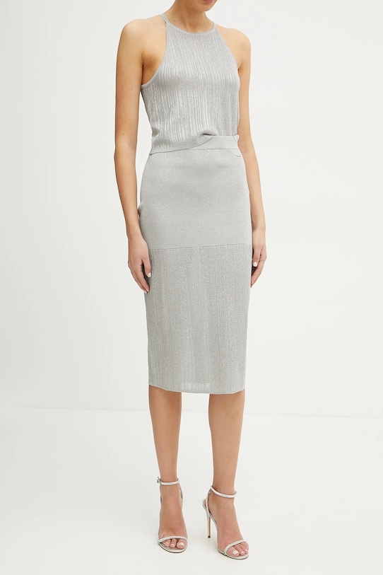 Sukně Armani Exchange midi šedá XW000113.AF11957