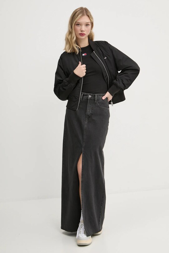 Jeans krilo Tommy Jeans DW0DW20554 črna SS25