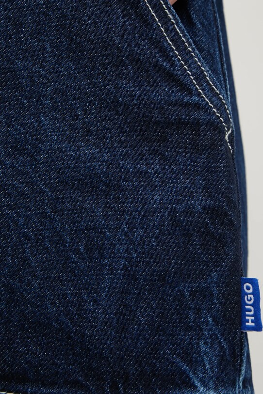 Hugo Blue fusta jeans bleumarin 50531831