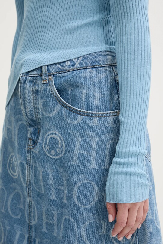 Hugo Blue fusta jeans albastru 50533651