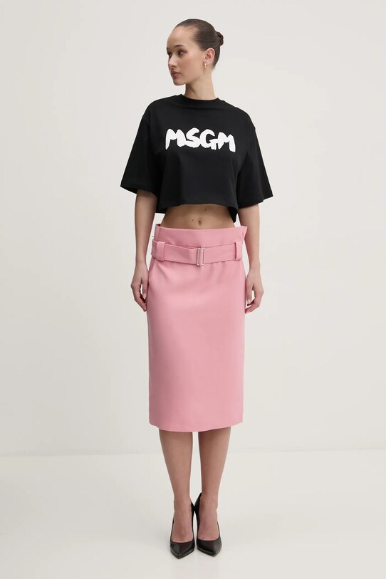 Юбка MSGM 3841MDD05.257106 розовый SS25