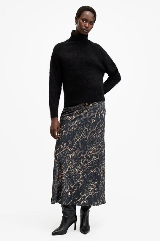 Спідниця AllSaints BRYONY візерунок коричневий W069RB