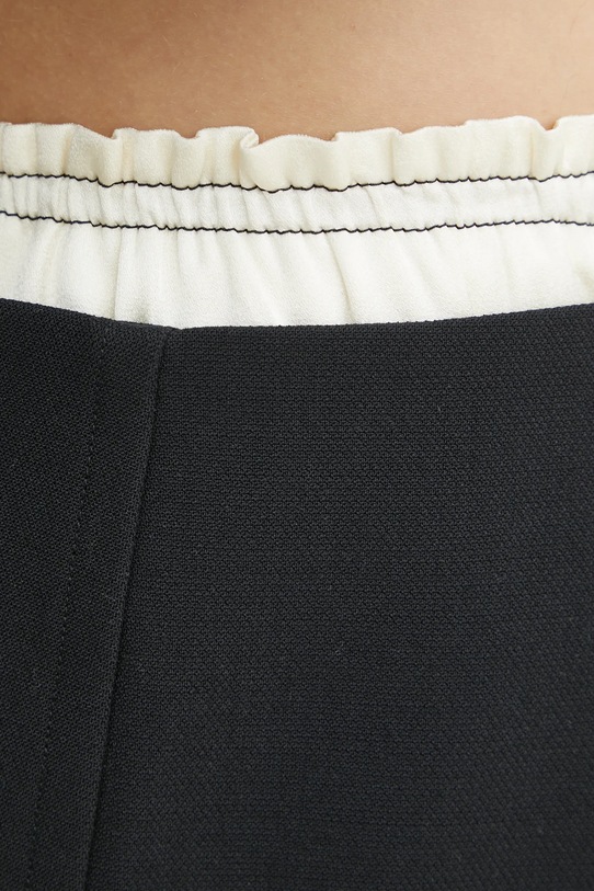 Victoria Beckham fustă din amestec de lână negru 1125WSK006037A