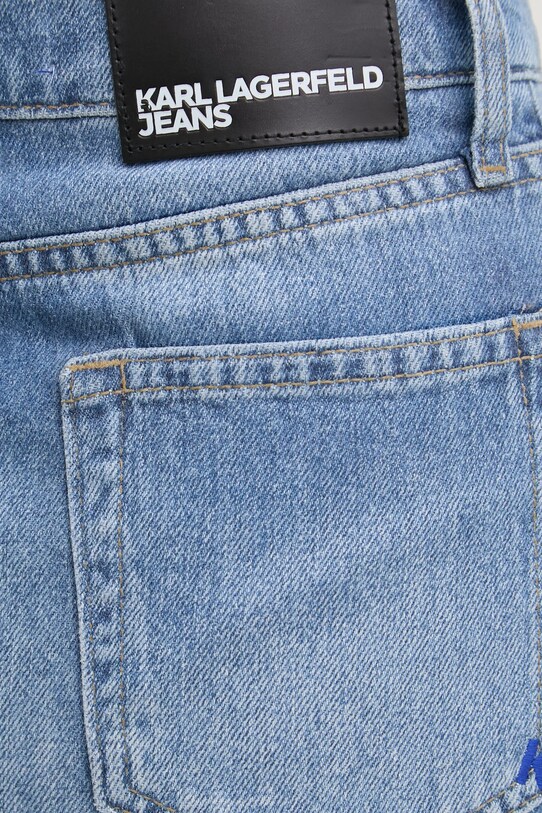 Karl Lagerfeld Jeans fusta jeans albastru A1W12025