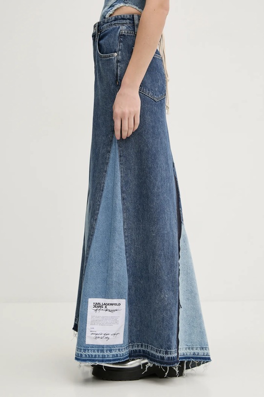 Джинсова спідниця Karl Lagerfeld Jeans блакитний A1W12032
