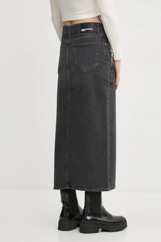 Odzież Karl Lagerfeld Jeans spódnica jeansowa A1W12008 szary