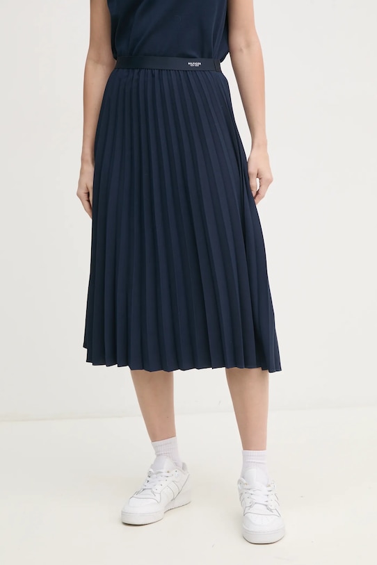 Tommy Hilfiger fustă uni bleumarin WW0WW43886