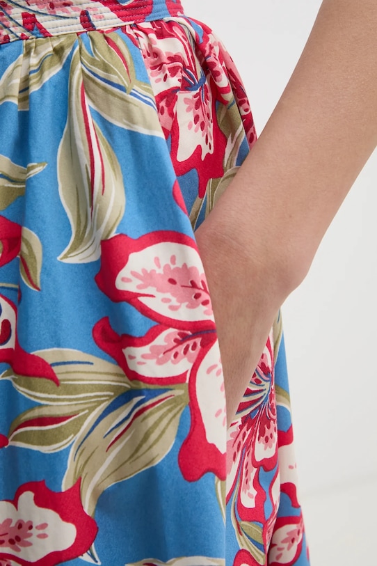 Polo Ralph Lauren spódnica bawełniana niebieski 211959898