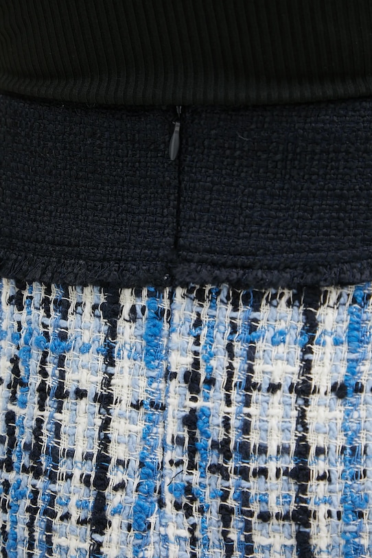 Sukňa s prímesou vlny BOSS tmavomodrá 50531905