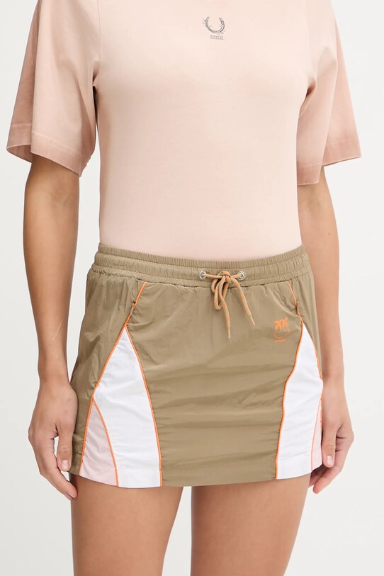 Pinko spódnicospodnie casual zielony 104973.A2GW