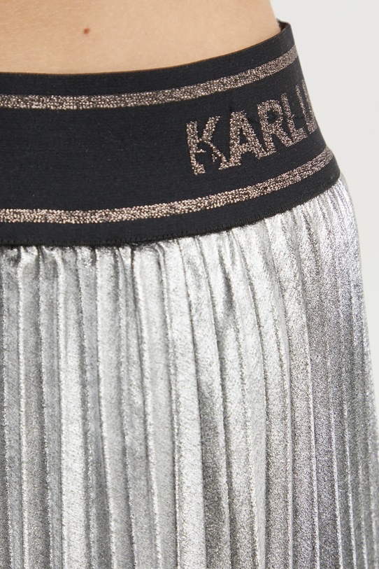Karl Lagerfeld fusta argintiu A1W12004
