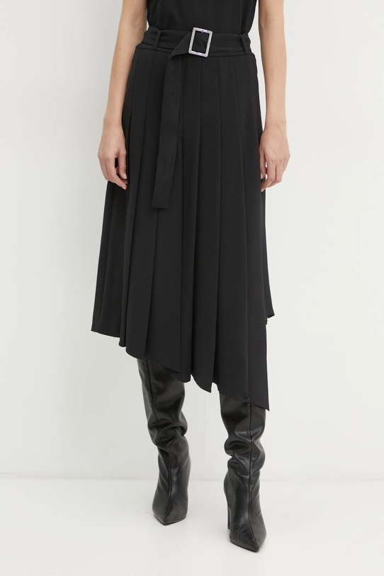 Karl Lagerfeld fusta uni negru A1W12031