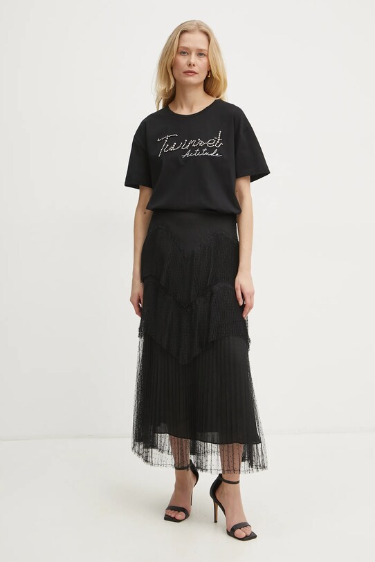 Twinset spódnica 251TP2512 czarny SS25