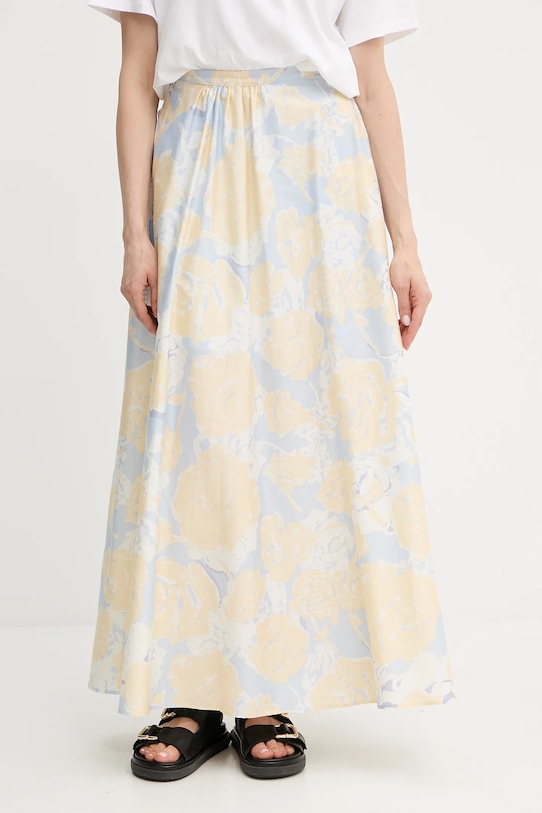 Pamučna suknja Twinset casual plava 251AX2036