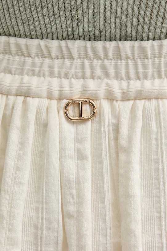 Twinset vászon szoknya bézs 251TT2143