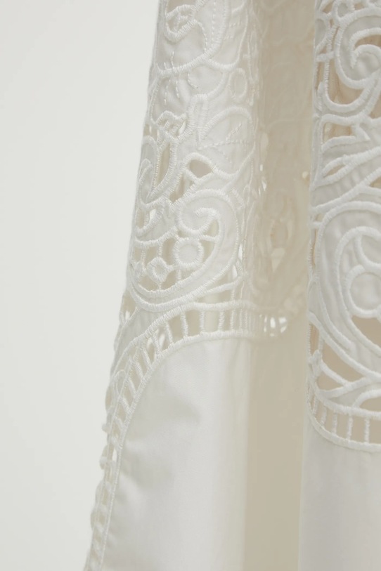 Βαμβακερή φούστα Twinset λευκό 251TT2332